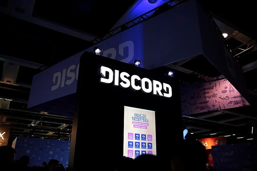 Стенд Discord на игровой выставке